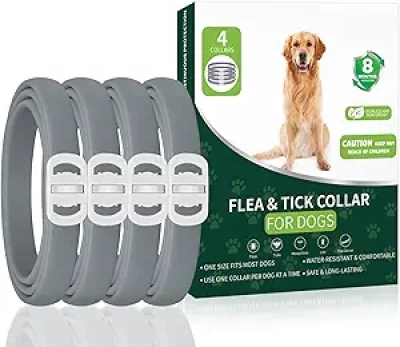 Collier Anti-Puces et Tiques pour Chien - Protection 32 Mois