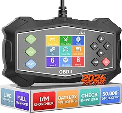Scanner OBD2 Professionnel 2026 - Lecteur Code Moteur avec Testeur Batterie et Diagnostic Complet