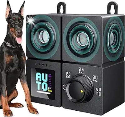 Appareil Anti-Aboiement Ultrasonique pour Chiens - Portée 50m