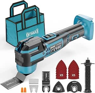Outil Oscillant sans Fil Compatible Makita 18V - 21000 OPM Brushless