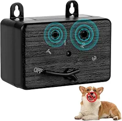 Anti-aboiement Ultrasonique 50 FT - Boîtier Silencieux pour Chien