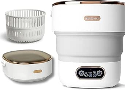 Mini Machine à Laver Portable 17L - Pliable et Silencieuse