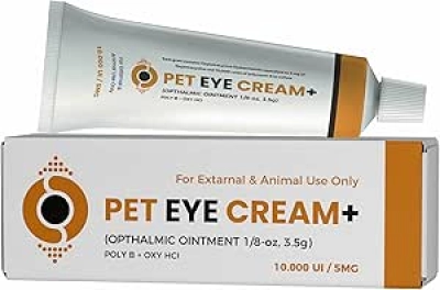 Soin Oculaire Doux pour Animaux - Crème Yeux Chiens, Chats, Chevaux