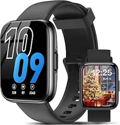 Montre Connectée Intelligente 1.85" - Appels Bluetooth, 110+ Sports, IP68