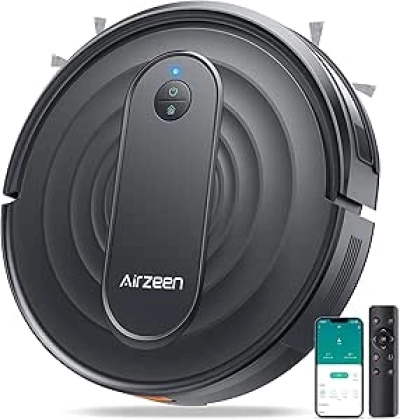 Airzeen R7 Robot Aspirateur 3000PA - Nettoyage Automatique Tapis & Sols Durs