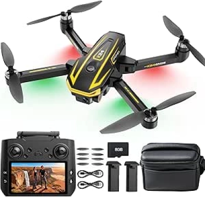 Drone FPV 4K avec Écran LCD 4,5" - Facile pour Débutants et Enfants