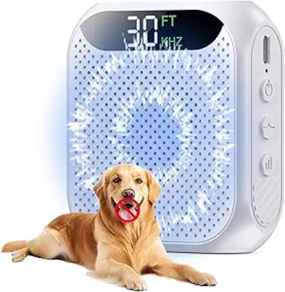 Appareil Anti-Aboiement Ultrasonique MALOK 30ft - Dressage Chien Rechargeable