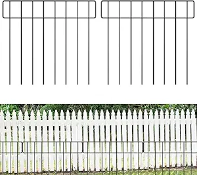 Barrière de Jardin 42,5FT Anti-Fouissement - 30 Panneaux Clôture Chien Lapin