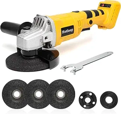 Meuleuse d'angle sans fil 20V DeWalt - Moteur brushless 7000 RPM + 3 disques