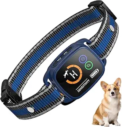 Collier Anti-Aboiement pour Petit Chien - Sans Choc, Rechargeable et Waterproof