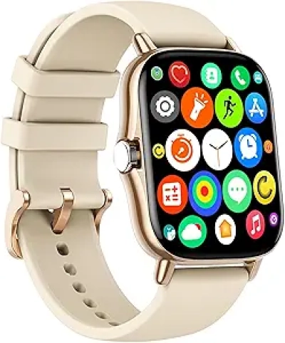 Montre Connectée 1.83" Écran Tactile - Cardiofréquencemètre et Suivi Santé