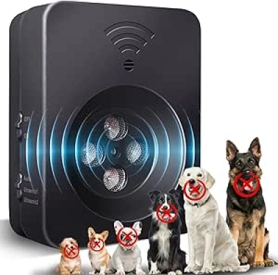 Appareil Anti-Aboiement pour Chien - 3 Modes, Portée 50m, Rechargeable
