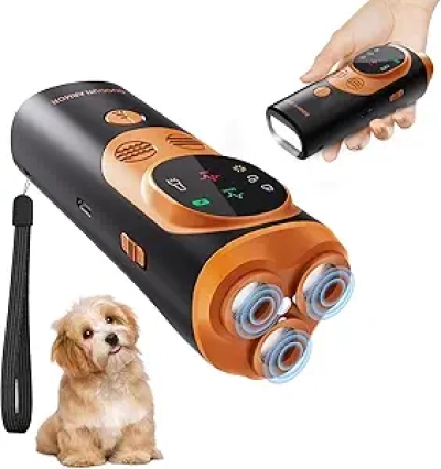 Appareil Anti-Aboiement Ultrasonique pour Chiens - Dressage 50m
