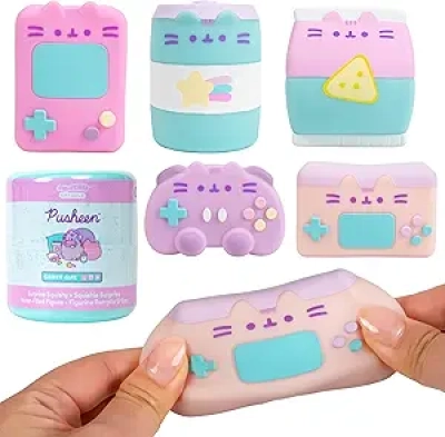 Squishy Pusheen Gamer Girl - Figurine anti-stress à collectionner