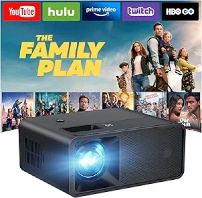 Mini Projecteur Full HD 1080P Portable - CiBest 2025 pour Maison et Extérieur