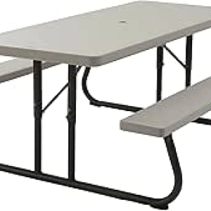Table de Pique-nique Pliante Lifetime 6 Pieds - Résistante et Durable
