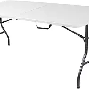 Table Pliante 6ft Cosco Blanche - Intérieur/Extérieur Légère et Transportable