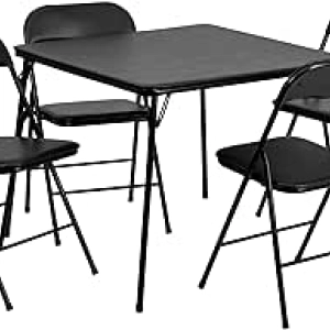 Table de Jeu Pliante 5 Pièces Flash Furniture Madison - Ensemble Portable