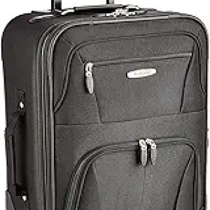 Valise Cabine Rockland Expandable Spinner 19 pouces - Noire