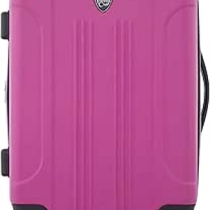 Valise Cabine Travelers Club Chicago 20" Extensible Rose Fuchsia - Trolley Rigide