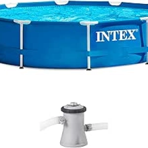 Piscine Hors-Sol INTEX 3m x 76cm - Pompe Filtrante 330 GPH Incluse