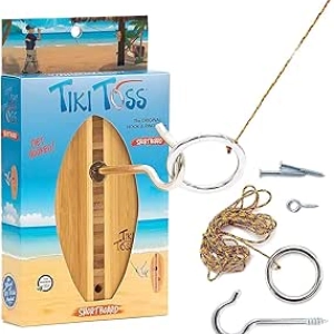 Tiki Toss : Jeu de Lancer d'Anneau Adulte pour Intérieur/Extérieur