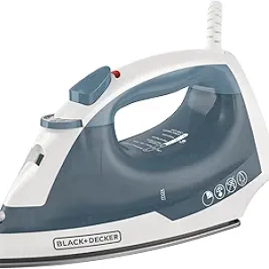 Fer à Repasser Compact BLACK+DECKER 1200W - Semelle Antiadhésive & Arrêt Automatique