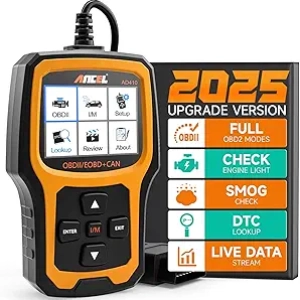 Lecteur de Codes OBD2 ANCEL AD410 - Diagnostic Moteur Complet