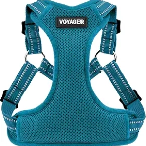 Harnais Chien Respirant Reflétéchissant Voyager - Ajustable Taille S