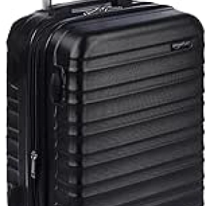 Valise Cabine 55cm Amazon Basics Rigide Noir - Légère et Extensible