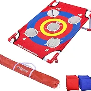 Jeu de Cornhole Arcade 3x2 ft GoSports - Jeu de Lancer de Sachets Portables