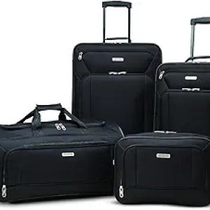 American Tourister Fieldbrook XLT - Set 4 valises légères noir