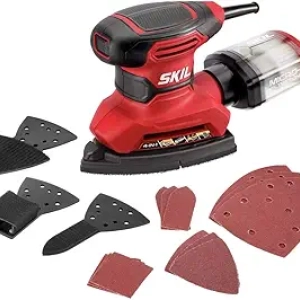 Ponceuse Multifonction SKIL SR232301 - 4 en 1 avec Filtre Micro et 12 Disques