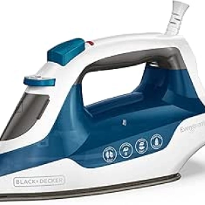 Fer à Repasser Compact BLACK+DECKER IR06V - Vapeur Verticale et Semelle TrueGlide