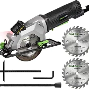 Scie Circulaire GALAX PRO 4Amp 3500RPM - Guide Laser et Lame TCT 24T