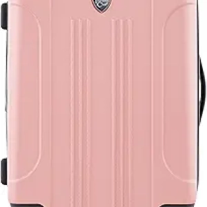Valise Cabine Travelers Club Chicago 20" Extensible Rose Gold - Trolley 4 Roulettes