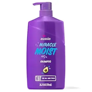 Shampooing Aussie Miracle Moist - Hydratation Intense Tous Types de Cheveux
