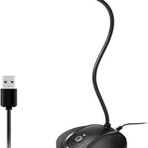 Microphone USB JOUNIVO - Gooseneck 360° Ajustable, Réduction Bruit