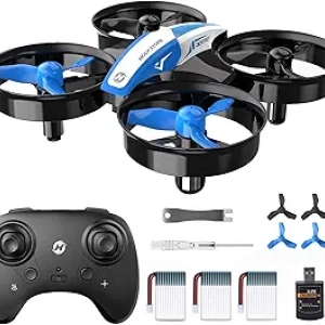 Drone Mini Holy Stone HS210 pour Enfants - Quadcopter Facile avec 3 Batteries