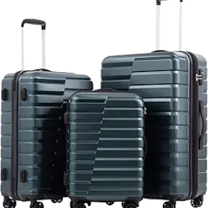 Valise COOLIFE Extensible 3 Pièces - Serrure TSA, Roues Silencieuses