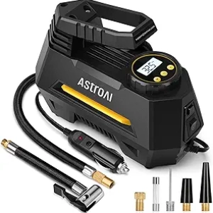 Compresseur d'Air Portable AstroAI 12V - Gonfleur Pneu Voiture avec Écran Digital