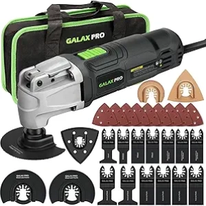 Outil multifonction oscillant GALAX PRO 2.4A - 21000 RPM + 28 accessoires