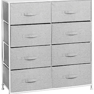 Commode 8 tiroirs mDesign - Meuble rangement chambre et dressing