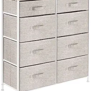Commode 8 tiroirs mDesign - Meuble rangement chambre et salon