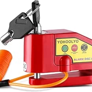 Antivol Disque Moto 110 dB avec Alarme - YOHOOLYO Étanche