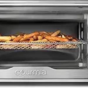Gourmia GTF7350 - Four à Air Fryer 6 en 1 Multifonction Inox