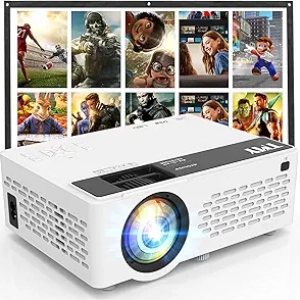 Projecteur Portable 1080P Full HD avec Écran - TMY Mini Projecteur Bluetooth