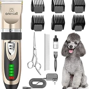 Tondeuse Chien Silencieuse Oneisall - Tonduse Rechargeable Sans Fil Professionnelle
