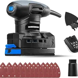 Ponceuse Multi-Fonction Hammerhead 1.4-Amp - Détails et Accessoires Inclus