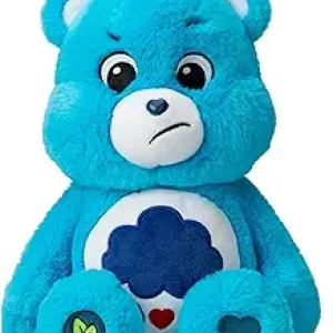 Peluche Care Bears Grumpy Bear 14" - Jouet Doux Bleu pour Enfants